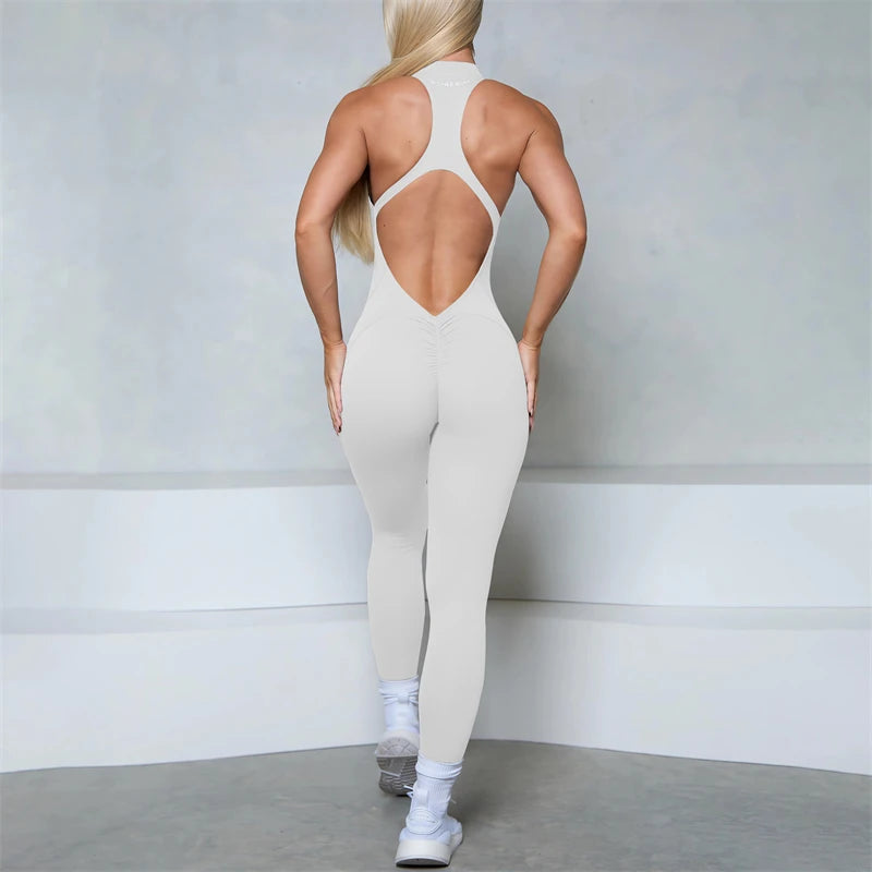 Women’s Scrunch Butt Sleeveless Jumpsuit