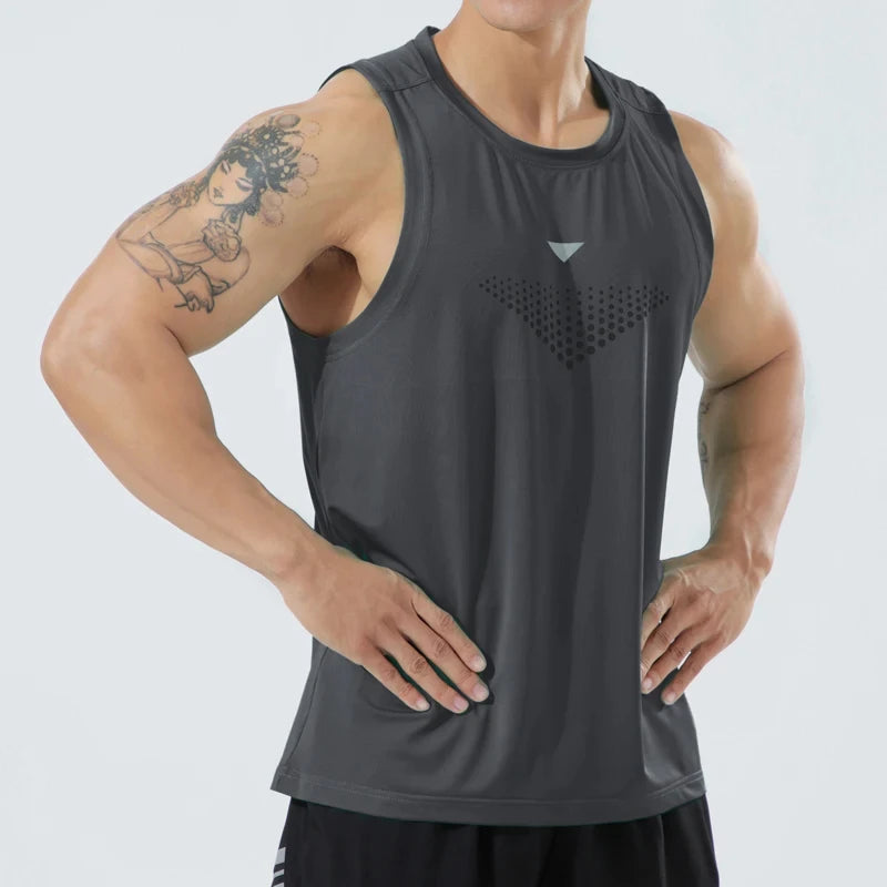 Men’s Inverted Triangle Graphic Tank Top