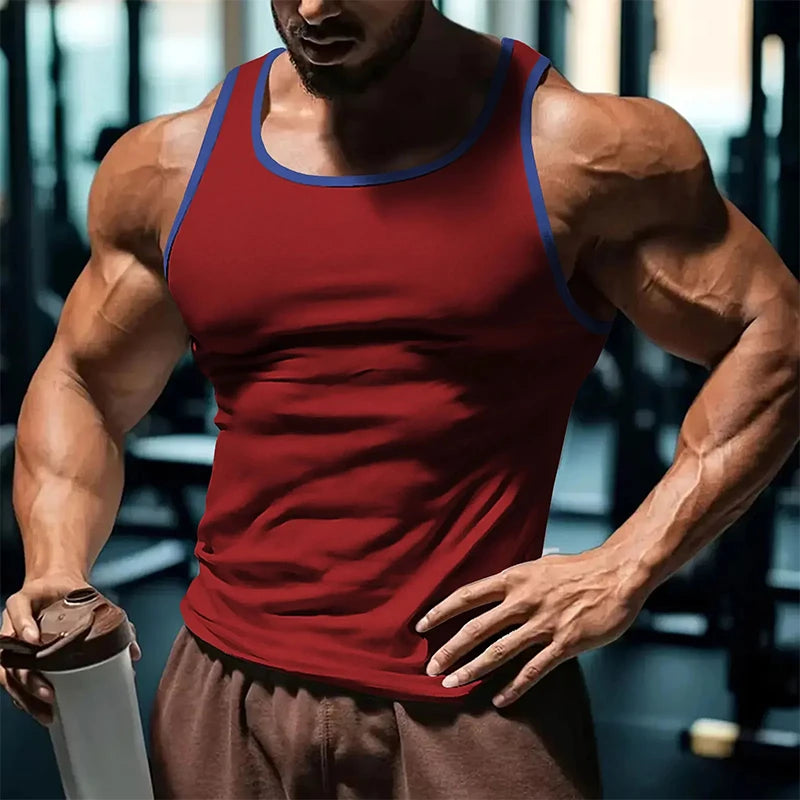 Men’s Solid Color Tank Top