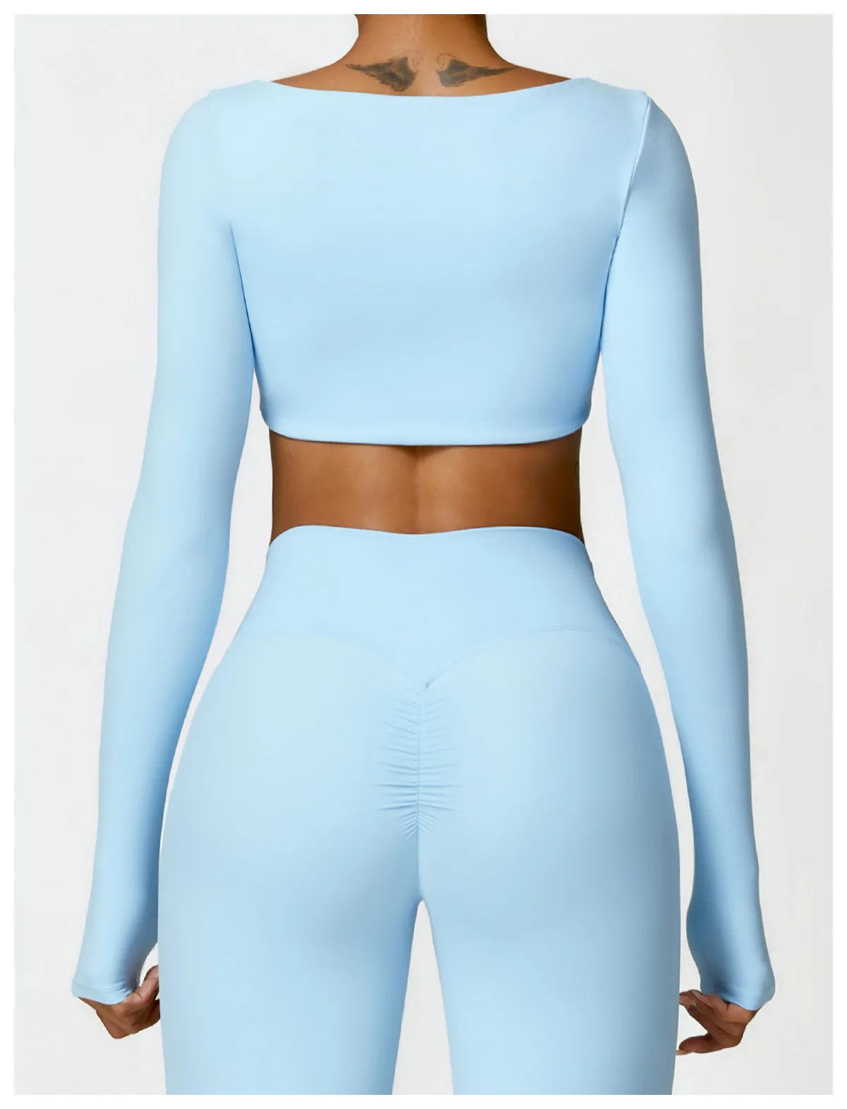 Top Yoga Long Sleeves Crop Top