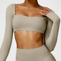 Top Yoga Long Sleeves Crop Top