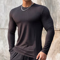 T-shirt Men Casual Long Sleeve
