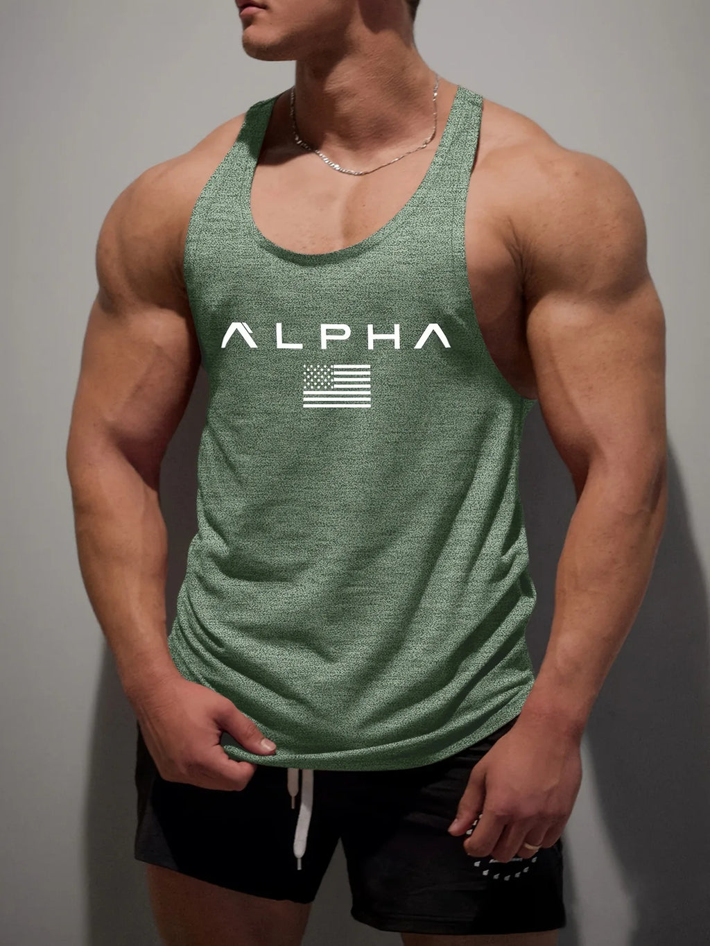 Men’s Printed Fitness Vest