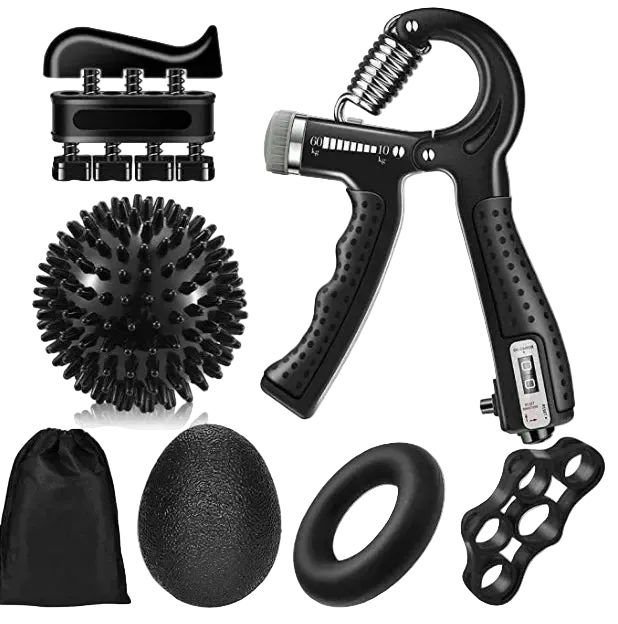 Gym Fitness Adjustable Hand Grip Set