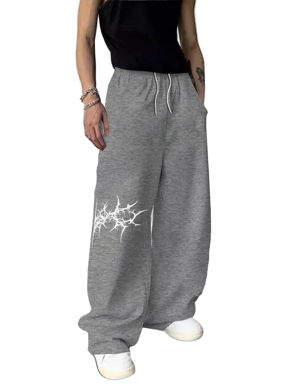 Elastic Drawstring Pants for Daily