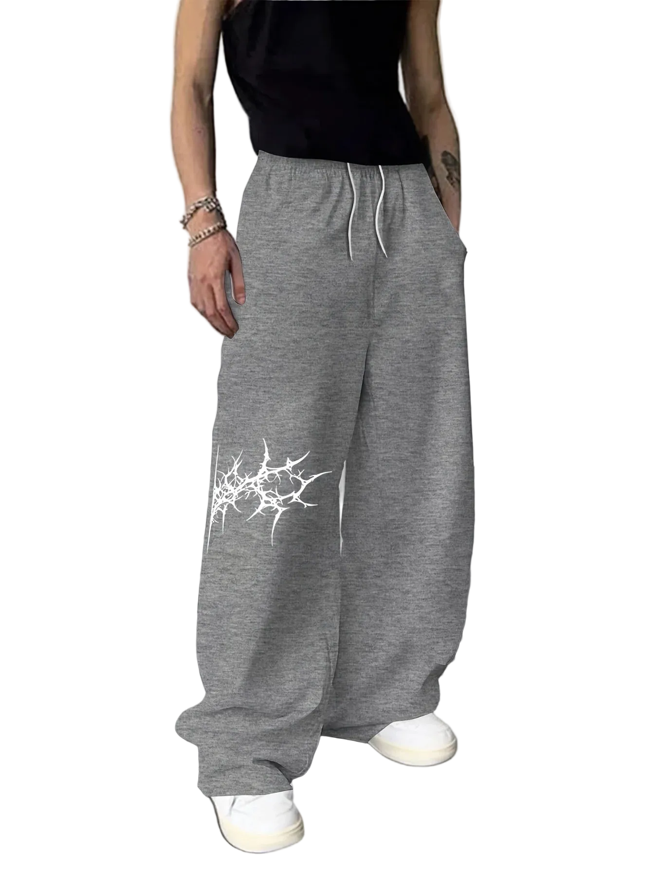 Elastic Drawstring Pants for Daily