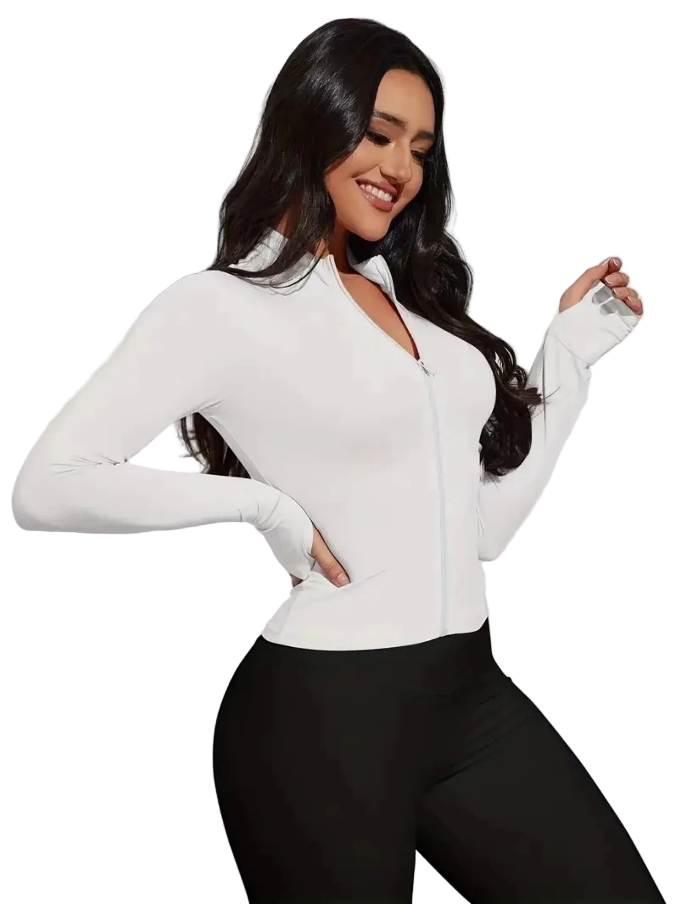 Pilates Elastic Slim Jacket F43