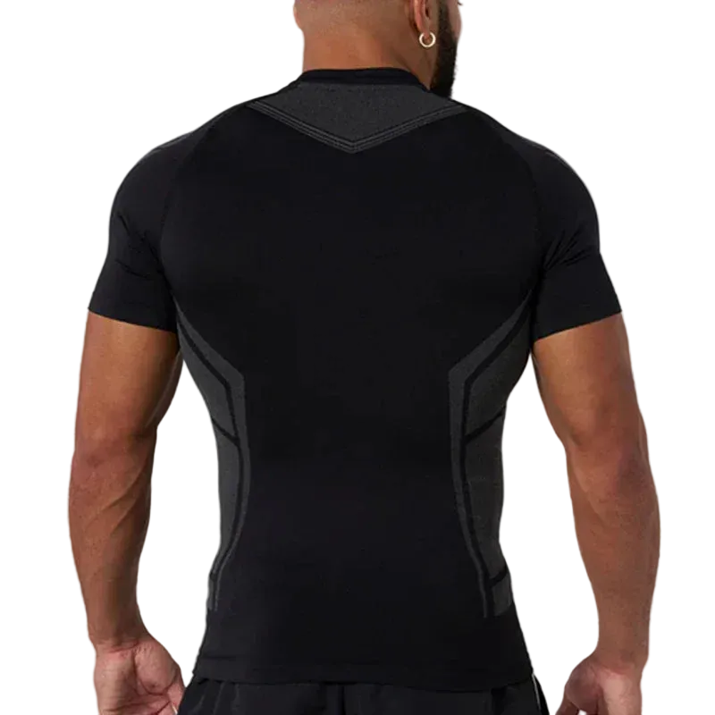 T-shirt Men's Tight Fitness Suit