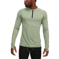 Men Sports Half Zip Long Sleeve