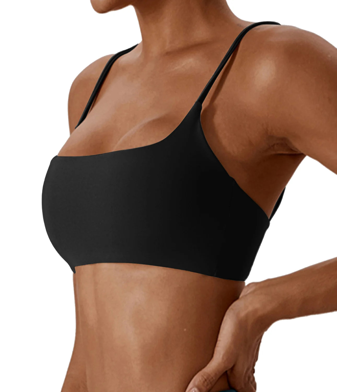 Sports Bra Super Soft Cross-Back Gym Top
