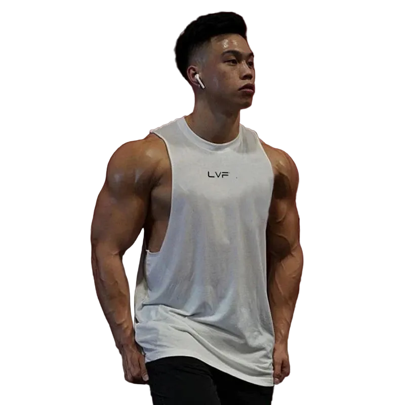 Summer Gym Vest Cotton Sleeveless