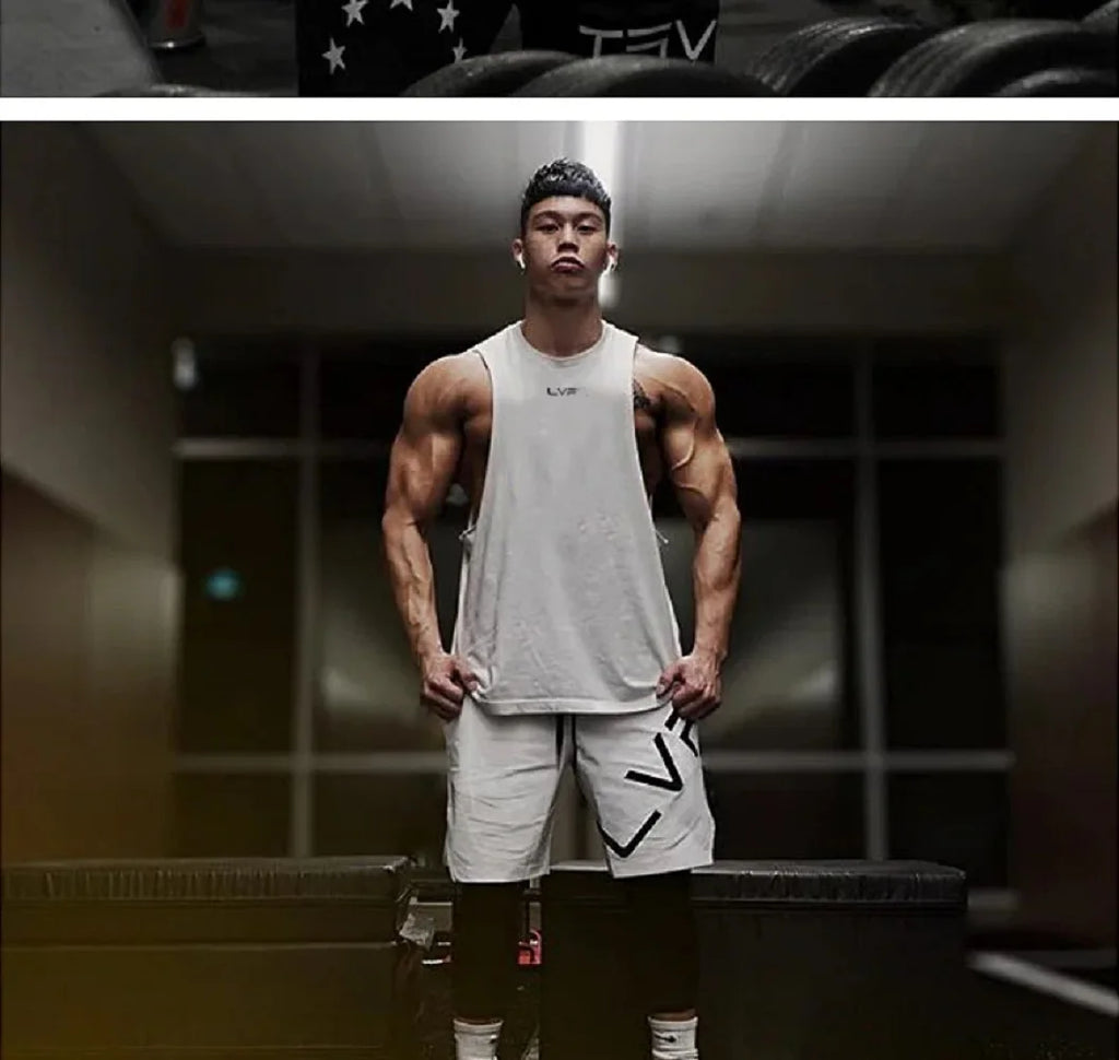 Summer Gym Vest Cotton Sleeveless