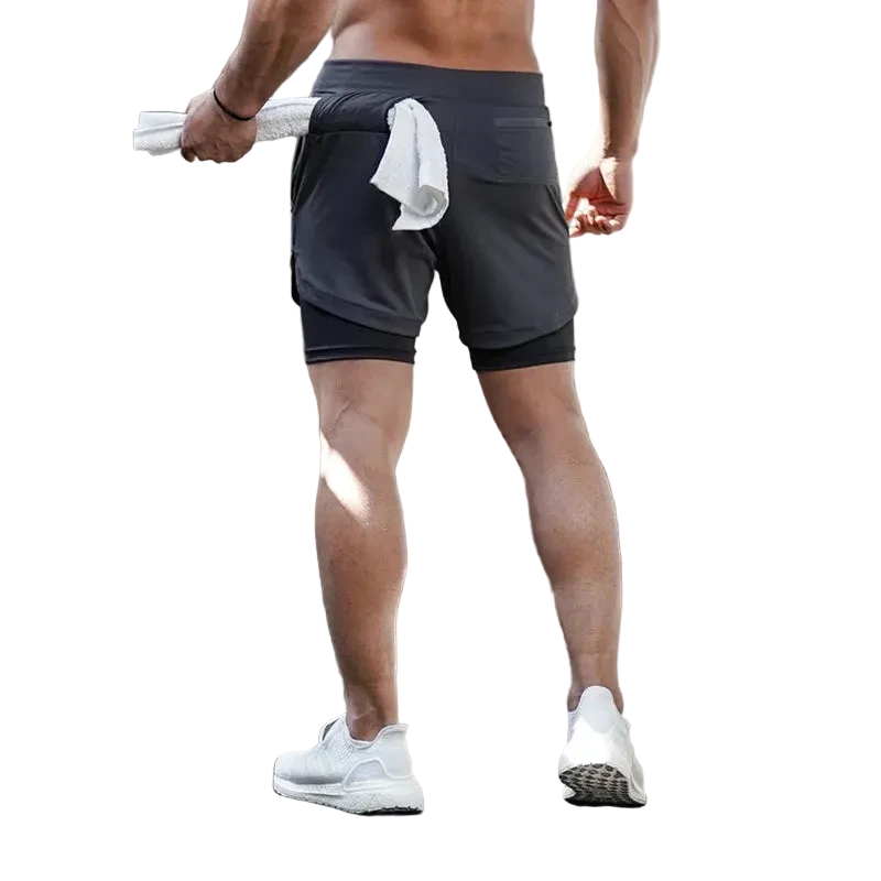 2-in-1 Running & Gym Shorts