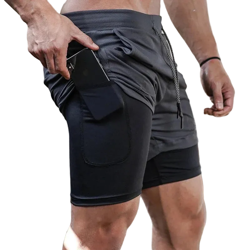 2-in-1 Running & Gym Shorts