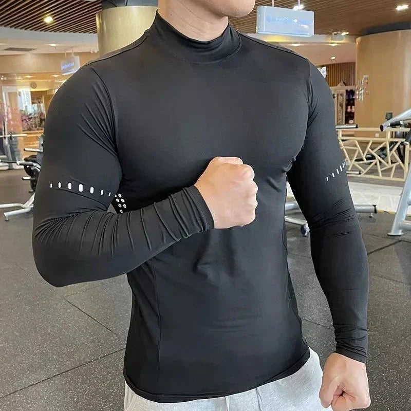 T Shirt Men's Long Sleeve Compression