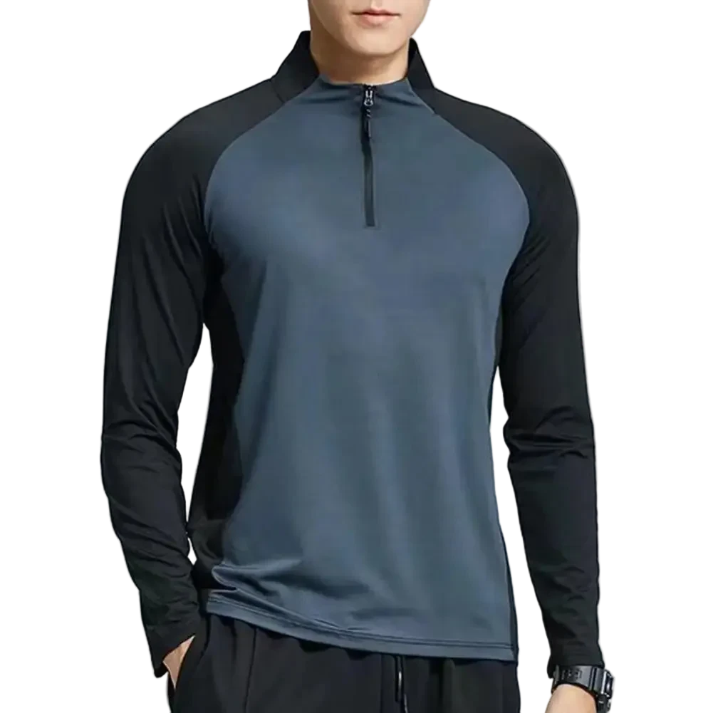 T-shirt Half Zipper Collar