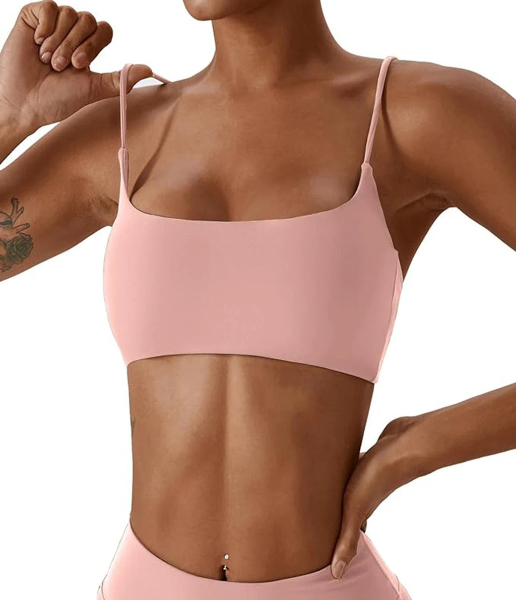 Sports Bra Super Soft Cross-Back Gym Top